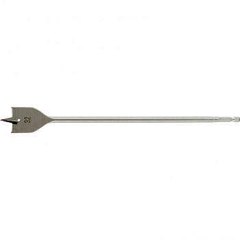 Сверло по дереву перовое удлиненное, 32 х 300 мм, шестигранный хвостовик Matrix