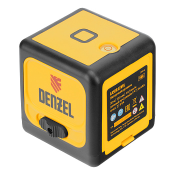 Лазерный уровень DQB-T, 30 м, зеленый луч, батарейки, штатив Denzel