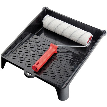 Набор, валик «Грейтекс» 180 мм, ворс 12мм,D 36 мм,полиакрил, и кювета 260x320 мм Россия// Matrix