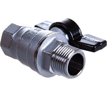 Шаровой кран ЗУБР d 1x2″, бабочка (4-51324-C-1x2)