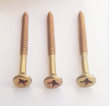 Саморез универсальный ЖЕЛТЫЙ цинк POZY М6,0х80 (0,480кг~42шт)