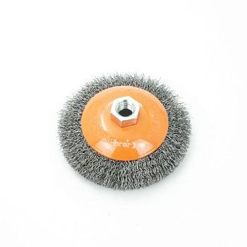 Кордщетка Bohrer коническая мягкая 115 мм для УШМ