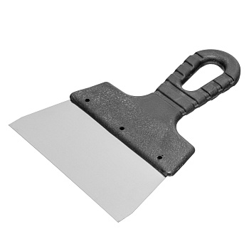 Шпатель фасадный из нержавеющей стали, 150 мм, пластмассовая ручка// Сибртех