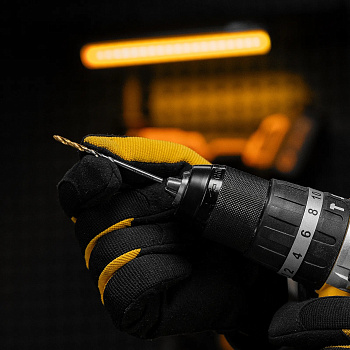 Сверло спиральное по металлу 3,5 x 70мм, Р6М5, Golden Tip , 2шт.// Denzel