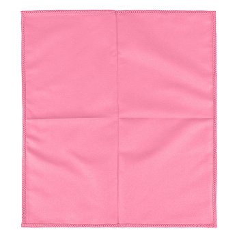 Салфетка из микрофибры для оптики, стекол и зеркал, 350 x 300 мм, коралловая, Home Palisad