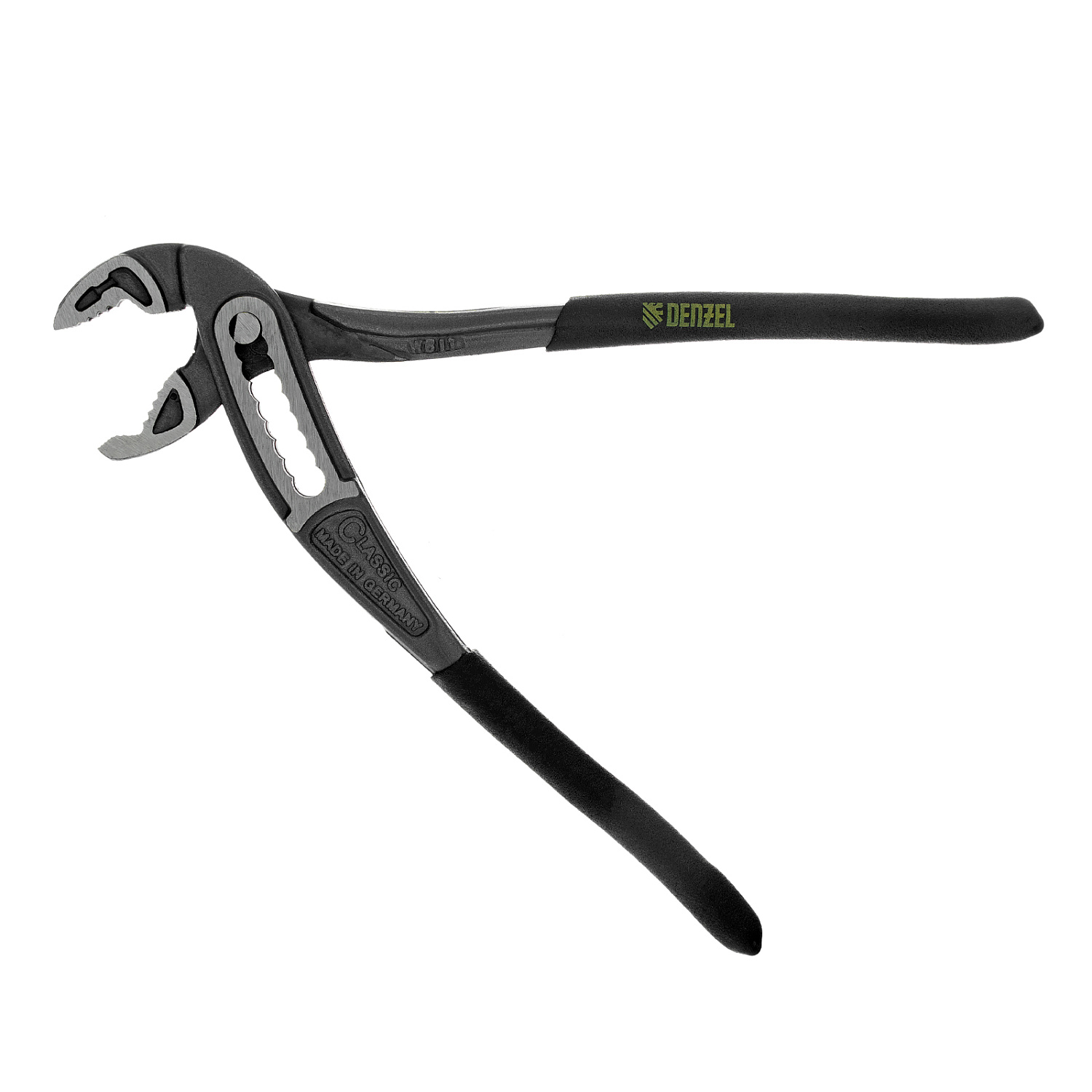 Клещи переставные, обливные рукоятки, 180 мм Denzel Клещи переставные, обливные рукоятки, 180 мм Denzel