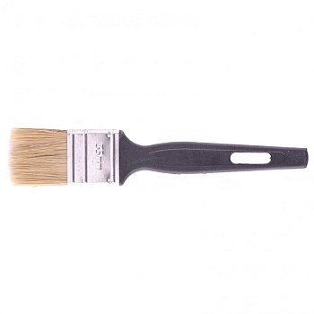 Кисть флейцевая "Стандарт", 35x6, натуральная щетина, пластиковая ручка// Сибртех