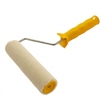 Валик "Лаки", 180 мм, ворс 5 мм, D - 36 мм, D ручки - 6 мм, велюр// Сибртех Валик "Лаки", 180 мм, ворс 5 мм, D - 36 мм, D ручки - 6 мм, велюр// Сибртех