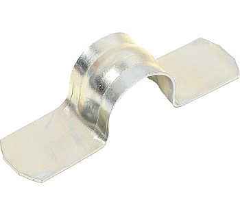 Скоба металлическая двухлапковая СМД 16-17 без отверстий (100 шт/уп)