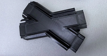 Х-образный переходник соединительный для световых линий 30 мм