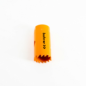 Коронка биметаллическая Bohrer 25 мм (сталь HSS M42) (сталь/дер/алюм/пласт) (блистер)