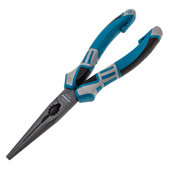 Длинногубцы прямые 205 мм, трехкомпонентные рукоятки Gross Длинногубцы прямые 205 мм, трехкомпонентные рукоятки Gross