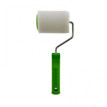 Валик "ПОРОЛОН" с ручкой, 100 мм, D - 48 мм, D ручки - 6 мм Россия// Сибртех