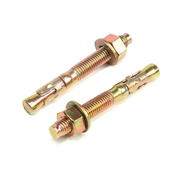 Анкер клиновой 8х 80, желтый цинк (10шт)