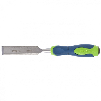 Долото-стамеска, 26 мм, двухкомпонентная рукоятка Сибртех