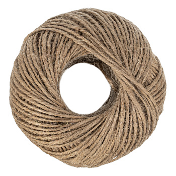 Шпагат джутовый, 1.5 мм, L 90 м, 4-ниточный, Россия Сибртех