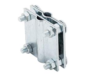 Заземляющий крестой соединитель, В до 40мм, материал изготовления -сталь с гальваническим покрытием