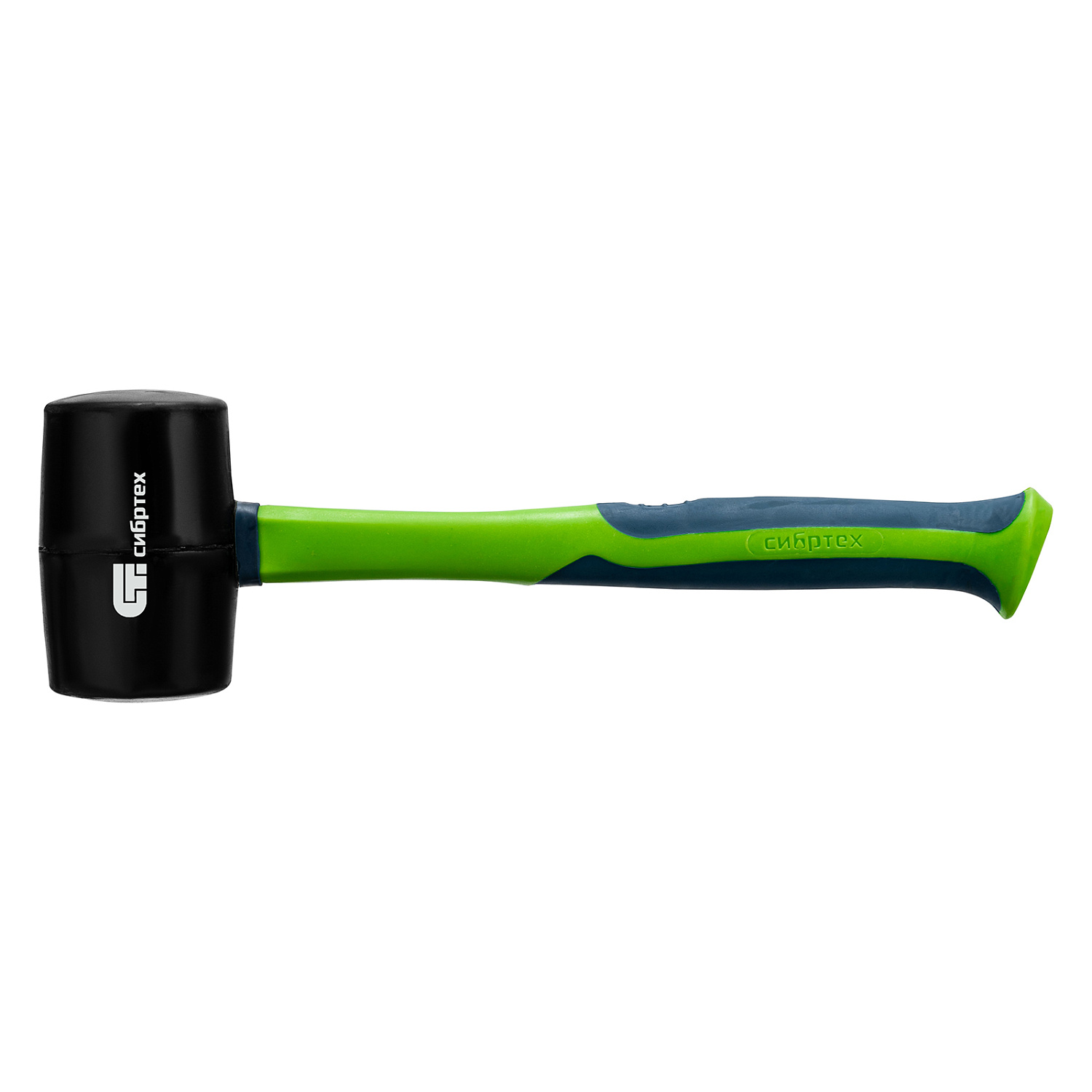 Киянка резиновая, 680 г, черная резина, фибергласовая рукоятка Сибртех Киянка резиновая, 680 г, черная резина, фибергласовая рукоятка Сибртех