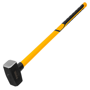 Кувалда 4000 г, кованая, фибергласовая  рукоятка c TPR покрытием, 880 мм Denzel Кувалда 4000 г, кованая, фибергласовая  рукоятка c TPR покрытием, 880 мм Denzel