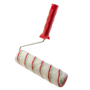 Валик "Эмали" , 250 мм, ворс 12 мм, D - 48 мм, D ручки - 6 мм, полиамид,полиакрил// Сибртех