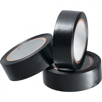 Набор изоленты черной, 19 мм х 10 м, 3 шт.// Matrix