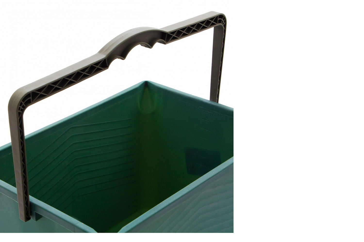 Ведро малярное прямоугольное, 14 л, вторичный полипропилен Россия// Сибртех