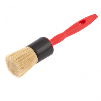 Кисть круглая №40, натуральная щетина, пластиковая ручка, Color line// Matrix