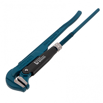 Ключ трубный рычажный 1, №1, цельнокованый, CrV, тип "L" Gross Ключ трубный рычажный 1, №1, цельнокованый, CrV, тип "L" Gross