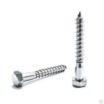 Шуруп "Глухарь" DIN 571 (ГОСТ 11473) цинк М10х70 (0,424кг~10шт)