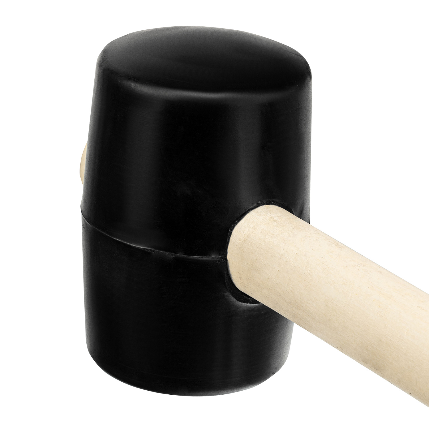 Киянка резиновая, 450 г, черная резина, деревянная рукоятка Sparta Киянка резиновая, 450 г, черная резина, деревянная рукоятка Sparta