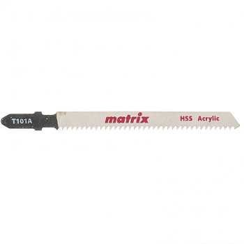 Полотна для электролобзика  по пластику, 3 шт, T101A, 72 x 2 мм, HSS Matrix