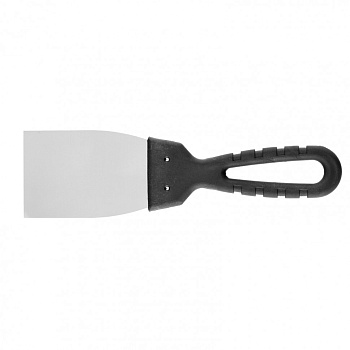 Шпательная лопатка из нержавеющей стали, 60 мм, пластмассовая ручка//Sparta