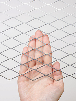 Сетка "Железный слон" ромб 50х22 пер. 1.5х1.5мм 1250х6000 оцинкованная