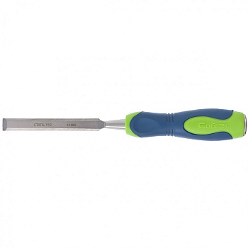 Долото-стамеска, 14 мм, двухкомпонентная рукоятка Сибртех