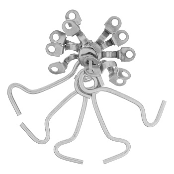 Крючок-ветровой КР-75, цинк, 5 шт, (Металлист) Россия