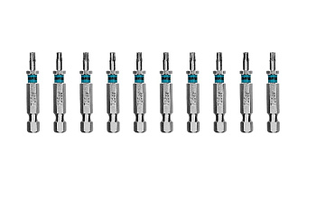 Бита Torx 15х50мм, сталь S2, шестигр., 10 шт. Gross