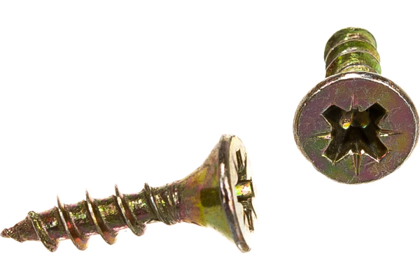 Саморез универсальный ЖЕЛТЫЙ цинк М4,0x16 (25 000шт) POZY-1