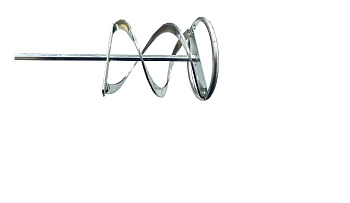 Насадка Bohrer для перемешивания песчано-гравийных смесей  80х400 мм (сталь оцинкованная), хвостовик HEX (25/1)