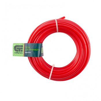 Леска для триммера круглая, 4.0 мм х 10 м, Россия Сибртех