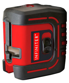 Нивелир лазерный INFINITER CL2, диапазон работы до 10 м, точность 0,4 мм/м, крепление