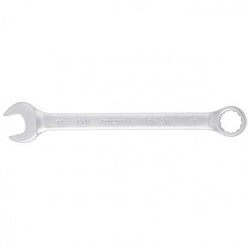 Ключ комбинированный, 17 мм, CrV, матовый хром Matrix Ключ комбинированный, 17 мм, CrV, матовый хром Matrix