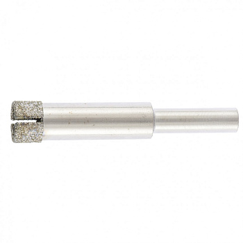 Сверло по стеклу и керамической плитке, 12 х 55 мм, цилиндрический хвостовик Сибртех