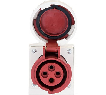 Розетка стационарная наружная 1142 3Р+РЕ 16А 380В IP67 EKF PROxima