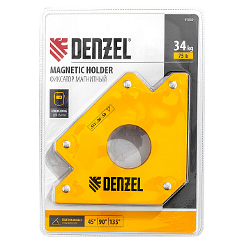 Фиксатор магнитный для сварочных работ усилие 75 LB Denzel