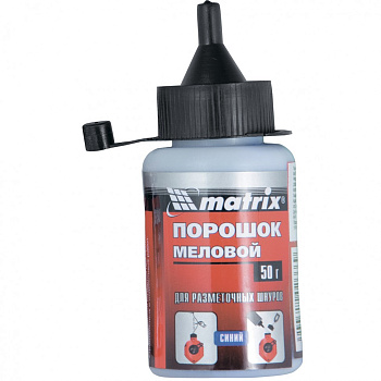 Порошок меловой синий, 50 г, для разметочных шнуров// Matrix