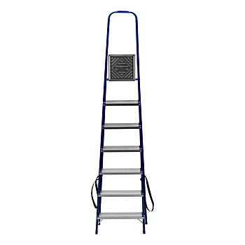 Стремянка, 7 ступеней, стальная, Россия, Сибртех