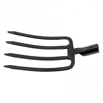 Вилы 4-х рогие, огородные, 180х280 мм, кованые, без черенка, Сибртех