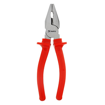 Плоскогубцы Econom, 180 мм, шлифованные, пластмассовые рукоятки Matrix Плоскогубцы Econom, 180 мм, шлифованные, пластмассовые рукоятки Matrix