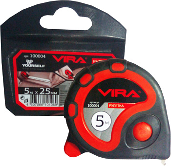 Рулетка VIRA  5мx25мм