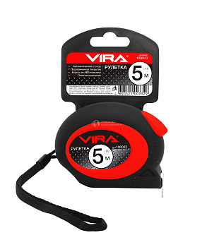 Рулетка VIRA 5мх19мм с автоматическим стопором